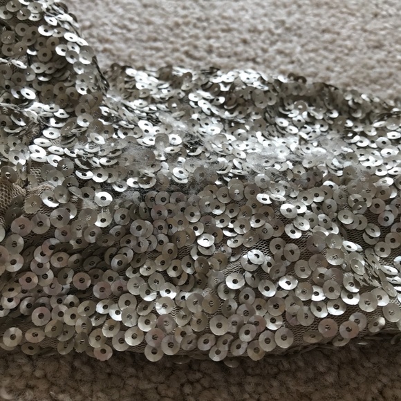 ABERCROMBIE & FITCH Gold Sequin Bodycon Dress XS - Picture 8 of 8